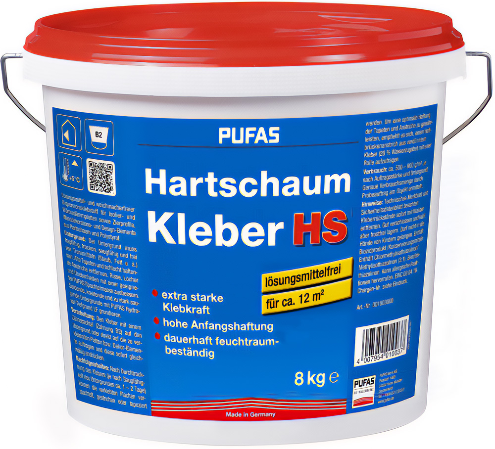 PUFAS Hartschaumkleber 8kg